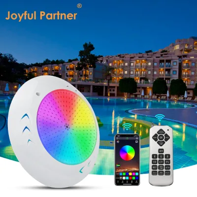 18W 25W 35W 42W LED Pool Light Epoxy Filled IP68 Underwater 120 Degree WiFi DMX512 Dimmable Wall Mounted