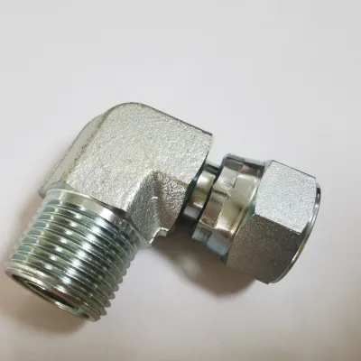 HYDRAULIC HOSE FITTING 90 DEGREE ELBOW ORFS MALE O-RING / ORFS FEMALE 2F9