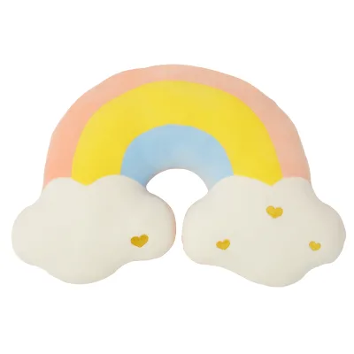 Home Decoration PP Cotton Filling Waist Cushion New Star Cloud Moon Rainbow Design Plush Pillow