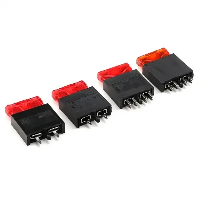 06.087 06087 2 Pins 4 Pins 8pins Regular Standard Medium Normal Auto Car Blade Fuse Plug-in Pcb Fuse Holder