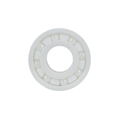 High Temp Ceramic Ball Bearing China Si3N4 ZrO2 Zirconia White Ceramic Ball 6001 Ceramic Ball Bearing for Turbine Engine