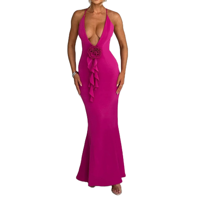 Custom Birthday Party Dresses Women Lady Elegant New Design Fancy Sexy Woman Dress for Party Red Bodycon Dress
