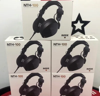 RODE NTH-100 Professional Over-Ear Headphones Wired Monitor Headphones with 3.5mm Jack for Recording & Mixing