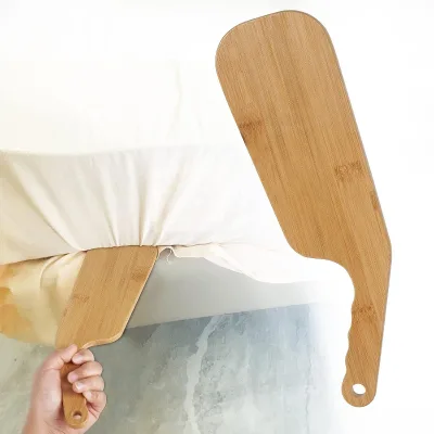 Extra Wide & Long Bamboo Bed Sheet Tucker Tool to Keep Sheets in Place
