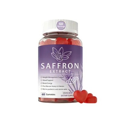 OEM/ODM Adult Saffron Gummies with Saffron Extract for Mood & Energy Not for Pregnant Women