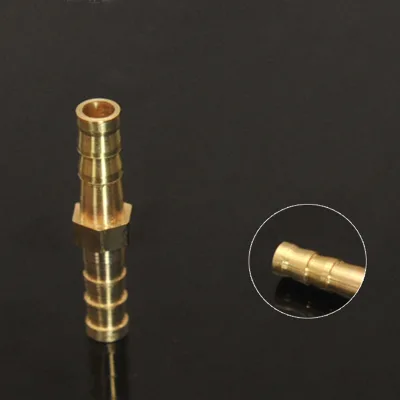 8mm/10mm/12mm Hose Barb Bulkhead Fitting Brass Gas Water Straight Connector