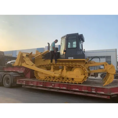 Earthmoving Machinery SHANTUI SD16 Crawler Bulldozer with High Efficiency