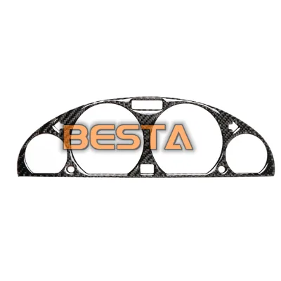 Carbon Fibre Interior Dashboard Trim Frame Dashboard Cover Sticker Trim Suitable for BMW E46 M3 From 1998 to 2005
