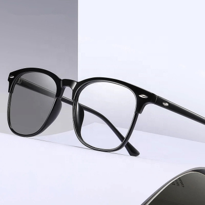 =Retro Optical Glasses for Women Men Goggle Block UV Glass  Lens Anti Blue Light Photochromic Glasses Men Women