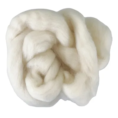 High Strength Wool Tops 26.0-31.0 Micron in Stock Bulk Supply for Industrial Fabric Felt Production