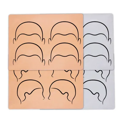 Silicone Tattoo Practice Skin for Beginners Soft 0.1cm Hairline Implant Permanent Makeup Academy Training Tool