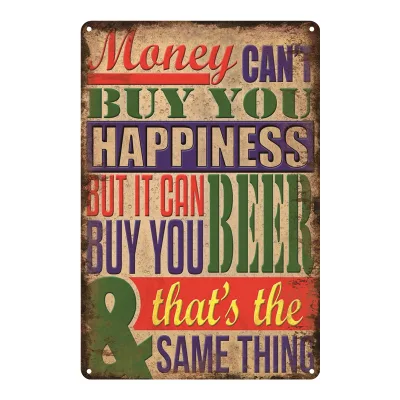 High Quality Metal Signs Vintage Retro 20x30cm Beer Plate Tin Signs Home Decorative Posters