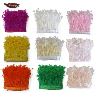Wholesale Cheap Pink Turkey Feather Trimming for Sale