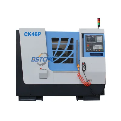Hot Selling Small Slant Bed Ck46P CNC Lathe Turning Center for Metal-Working Machine Gang Type Tool Post
