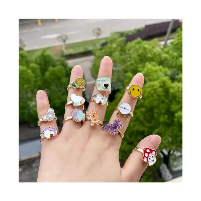 Fashion Anti Anxiety Rotating Spinning Ring Fidget Rings for Anxiety Spinner for Anxiety Ring