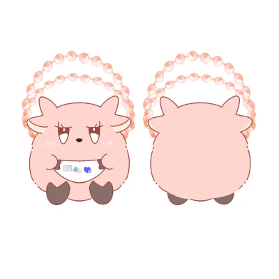 Lovely Designer Girls Plush Ita Bag Crossbody Ita Bag Custom Embroidery  Plush Itabag Custom Animal Plush Ita Bag