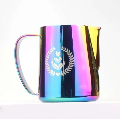Barista Craft Coffee Latte Milk Frothing Jug Pitcher Espresso Coffee Pitcher Stainless Steel Milk Frothing Jug