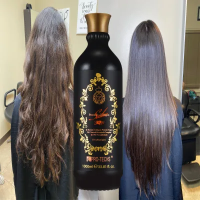 Customized Organic Keratin Treatment with Coconut Oil & Peppermint Model 2.2 Professional Salon Smoothing Hair Care