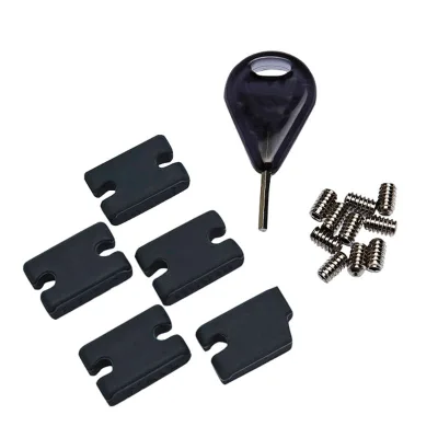Surf Fins Compatibility Dual Tab Infill Kit Fins Fin Insert Set- 10 Screw & 5 Inserts (s)