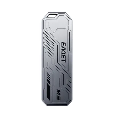 EAGET Support 22*30/22*42/22*60/22*80mm SSD 10Gbps Transfer Rate 4TB Capacity 1.8 Inch M.2 NVME SSD External Enclosure SSD Case