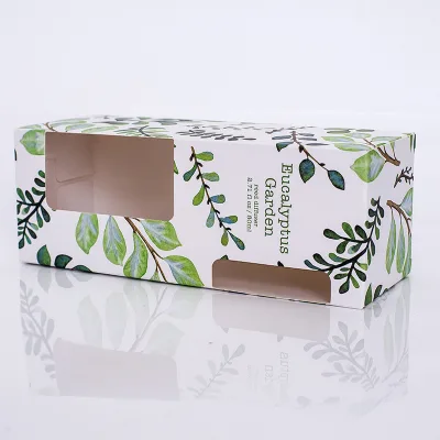 Recyclable Custom Paper Box Colorful Logo Printing Matte Glossy Lamination Custom Size for Jewely Small Gift Retail Box