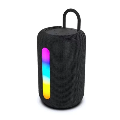 Factory Supply Portable for Bluetooth Speaker with 10W Output Power Colorful LED Light Supports Voice Remote Control in Retail