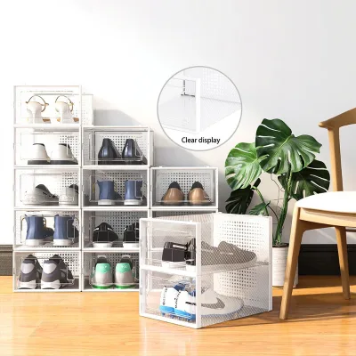 Easy to use Acrylic Shoe Box Stackable Shoe Box Shoebox