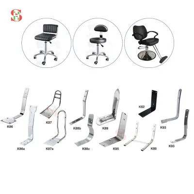 Universal L-Shaped Salon Chair Backrest Support Bracket Replacement Barber Stool Accessories