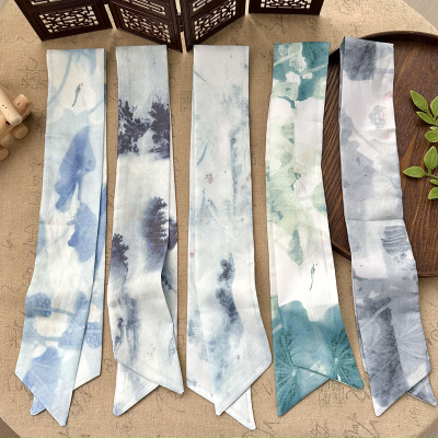 Long Scarf Women's Chinese Style Ancient Style Headband Scarf Decoration Ribbon Scarf
