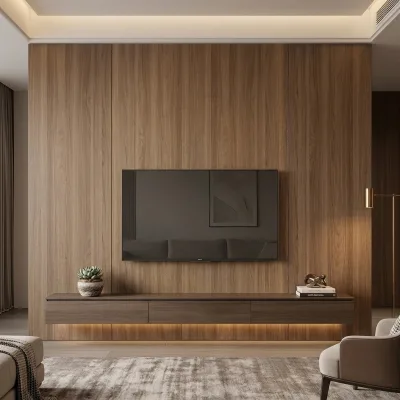 Water Based Ink PVC Film Strict Color Difference Control Quality Inspection Guaranteed Grade for Furniture Wall Panel