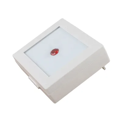GemTrue Large Self-Stand Diamond Display Box Black & White Finish with Reversible Cushion - DK21624