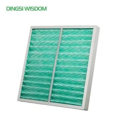 Medium Efficiency Aluminum Alloy Frame Filter Cartridge with Non-woven Cotton Core for HVAC Systems Dust Removal