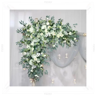 For Wedding Decor Artificial Flower Factory Hot Sale Supplies Customized Artificial Green Leaves