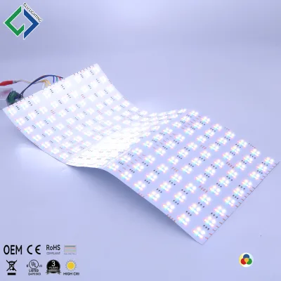 24V 2835 RGBATD Bi Color High CRI Ra95 6 Colors Flexible RGBACCT Chroma Led Panel