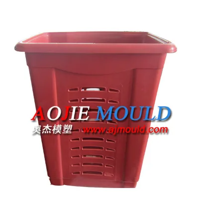Durable Mold Plastic Laundry Basket for Household Use Organizing Clothing Items