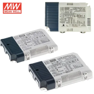 Meanwell LCM Series KNX Led Driver LCM-25KN LCM-40KN LCM-60KN Current Select Via Switch Built-in KN Interface Led Power Supply