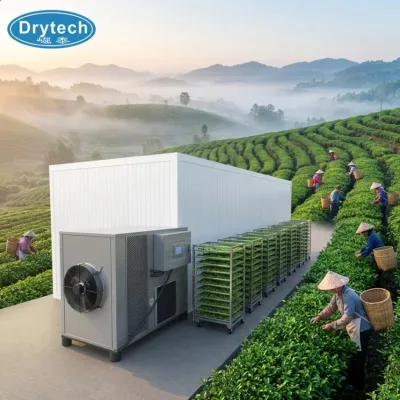 DRYTECH Okra Heat Pump Drying Machine Food Dehydrator 5.5KW 1 Year Warranty COC Certificate