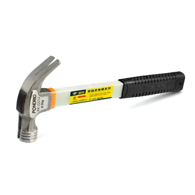 Heavy Duty Forged Steel Insulated Handle Textured Grip Magnetic Nail Hammer for Woodworking and Construction