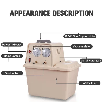 SHZ-III Rotary Evaporator Parts Rotary Evaporator Chiller Vacuum Pump Circulating Water Vacuum Pump