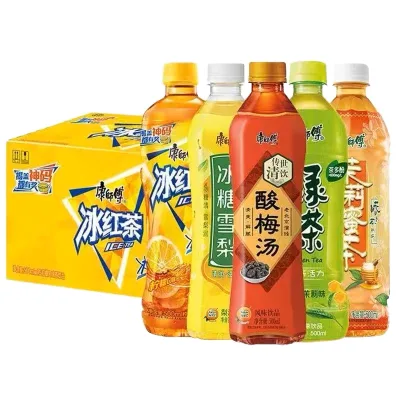 High Quality Master Kong Refreshing Green Tea & Fruit Flavored Ready to Drink 500ml Bottle Soft Drinks