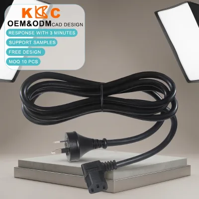 Safe Certified AU C13 Power Lead Flame Retardant Material for Home and Office Scenarios