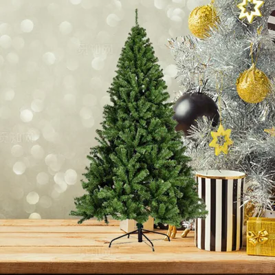 Christmas Trees Pvc Outdoor Large Christmas Tree Lights Stand Green Christmas Ornament Crafts Artifical Plant