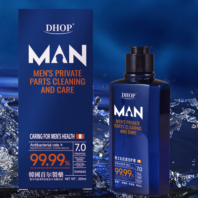 Daily Hygiene Man Intimate Wash Natural Organic Private Washing Refresh pH Balanced Body Foaming Intimate Wash for Men