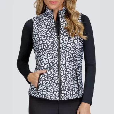 Lightweight Women's Knitted Navy Blue Zip up Hooded Breathable Sweater Golf Vest Men Custom Hood