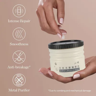SANQI Professional Japanese Hair Fertilizer Intense Repair Hair Mask for Damaged Hair, Treatment for Hair Repair & Hair Breakage