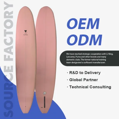 Solid Matte Color Monochrome Fun Board Rounded Tail Soft Rail Surfboard Gentle Turning Response for Unisex Surfer