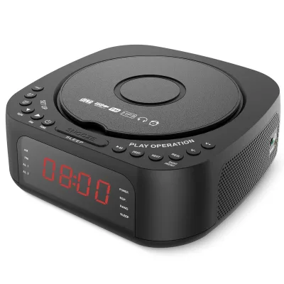 CD Player Integrated FM Speaker CD Player Suitable for Old Record Collection Music Player Adapted to Multiple Voltages