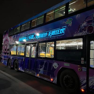 Custom El Display Luminous Panels Sign for BUS /car Advertising.