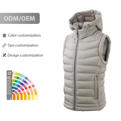 Hot Selling High Quality Sleeveless Vest Waterproof Kids Winter Warm Vests Outdoor Men's Quick-drying Vest L5018