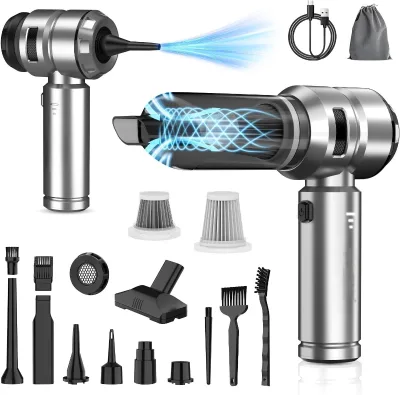 HF121 Upgraded 3 in 1 Brushless Motor Portable Vacuums Car Cleaner High Suction Power Wireless Handheld Car Mini Vacuum Cleaner